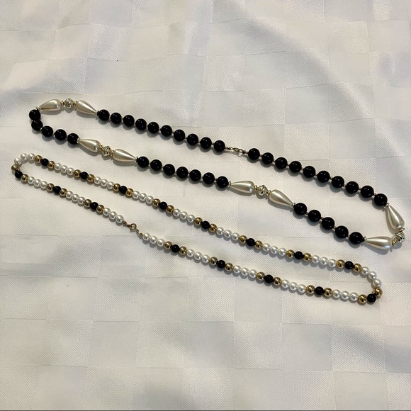 Pearl Beaded Necklaces, Set of 2 - Picture 5 of 7